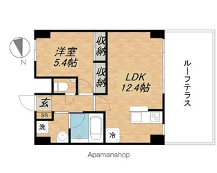 エルミナアクシス【602号室】の間取り