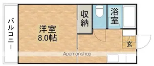コーポMUTSUMI Ⅰ【205号室】の間取り