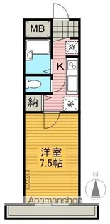 星第一コーポ【206号室】の間取り