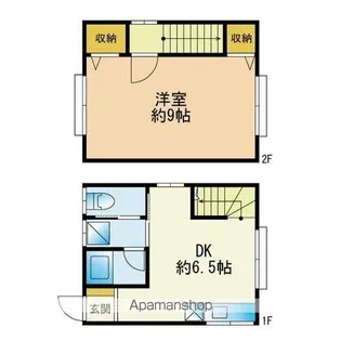 ポートサイド港【105号室】の間取り