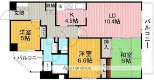 ハイム豊中上野東【1階】の間取り