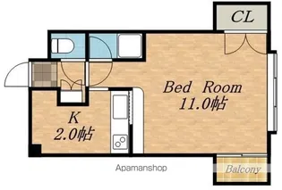 サンシャイン山鼻【402号室】の間取り