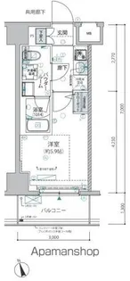 ヴァローレ松戸フィーロ【10階】の間取り