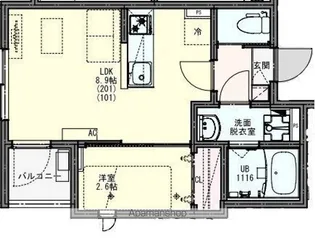 KEIAI RESIDENCE 馬橋【2階】の間取り