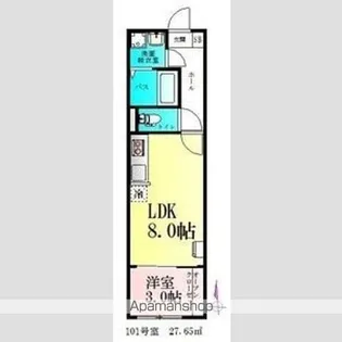 AMELO台原【2階】の間取り