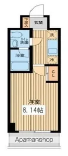 プロスペクト門前仲町【4階】の間取り