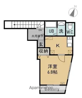 メゾンフルリール【202号室】の間取り