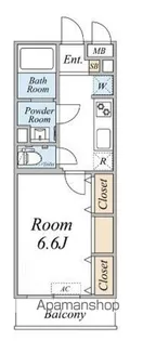 ガーデン アステリア 西千葉【2階】の間取り