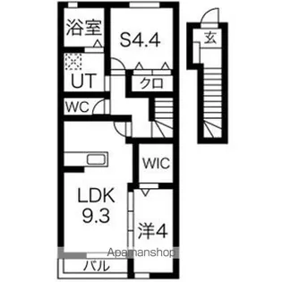 ヴェルニーナ A棟【2階】の間取り