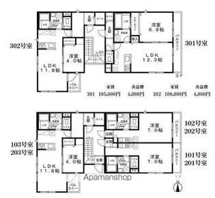 エルフォⅠ【2階】の間取り