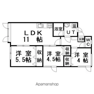 ひかりハイツ【2階】の間取り