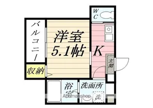 MELDIA鶴見小野【3階】の間取り