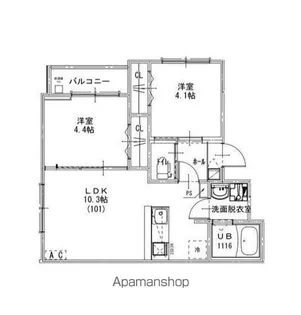 KEIAI RESIDENCE 豊四季Ⅱ【2階】の間取り