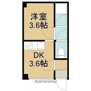 マキシタビル【307号室】の間取り