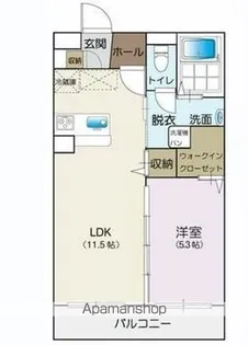オリオン神栖【1階】の間取り
