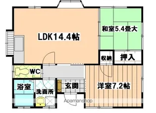 サンヒルズ和白東【101号室】の間取り