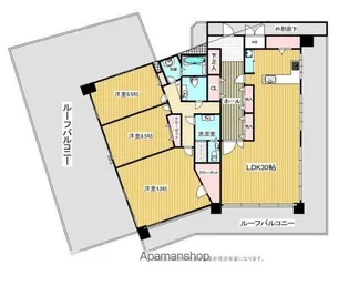 コスモ筑後【1501号室】の間取り