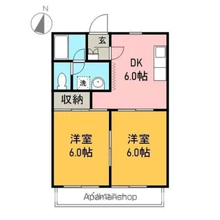 マーキュリーⅡ【107号室】の間取り