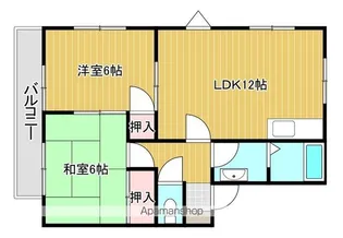 エルベ小郡館A棟【2階】の間取り