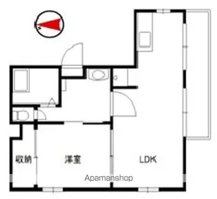 プラムハイツ【301号室】の間取り