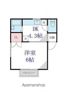 ヴェガ天台【2階】の間取り