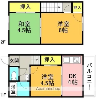 メゾン・モコ【1号室】の間取り