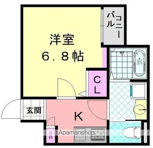 H-maison門真南Ⅱ【1階】の間取り