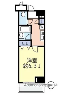 メゾンエクレーレ新宿西戸山【3階】の間取り