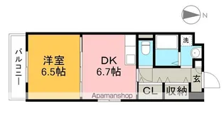 メゾンドフォンテヌ【1階】の間取り