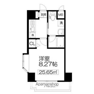 エルスタンザ仙台八幡【6階】の間取り