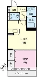 コルテカノン【3階】の間取り