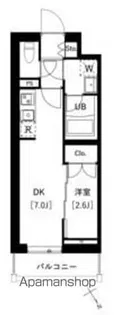 アークマーク南大井【1階】の間取り