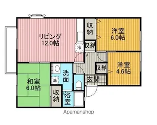 メゾン中村【1階】の間取り