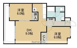 ジェイステージ苫小牧Ⅱ【502号室】の間取り