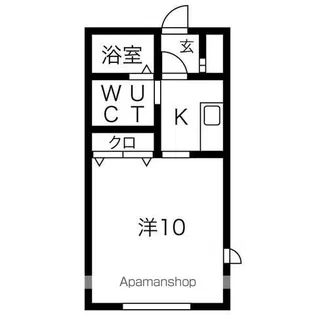 ポプリ春日町Ⅲ【1階】の間取り
