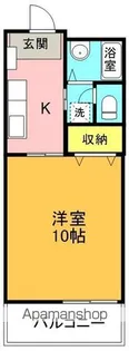 フォブール鴨島【105号室】の間取り