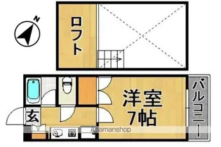パウゼ福大前Ⅱ【2階】の間取り