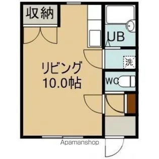 プチパレⅡ【1階】の間取り