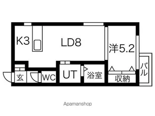 ASTER【4階】の間取り