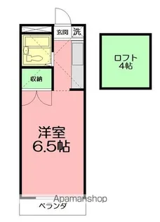 スペースぬるみず【2階】の間取り