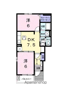 グランコート乃木坂Ⅱ 南館【1階】の間取り