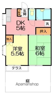 ゼフィールA【101号室】の間取り