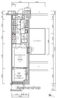 ベルシード板橋本町プレミアⅡ【8階】の間取り