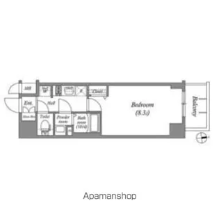 アドバンス名古屋ワイノット【6階】の間取り