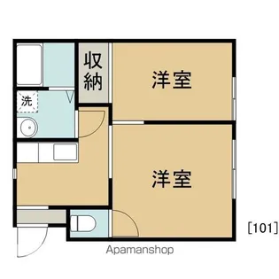 ブライト【1階】の間取り
