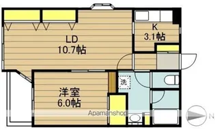 コスモ戸田アーバンハイム【1階】の間取り