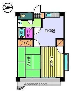第82杉フラット【410号室】の間取り