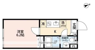エーテラス赤羽【2階】の間取り