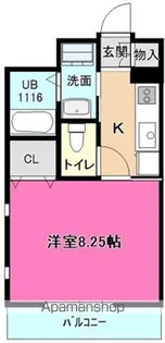 ラフィネコウテン【2階】の間取り