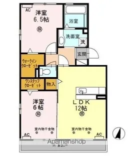 フォレストパーク【3階】の間取り